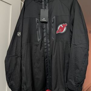 New NHL New Jersey Devils Fanatics Authentic Pro Full Zip Jacket Men's XXL 2XL
